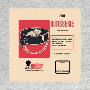 Original Weber Rotisserie Box Art T-Shirt